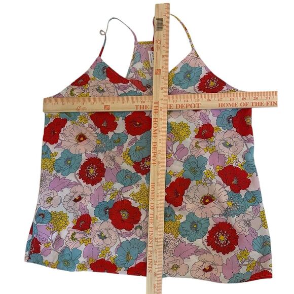 Josie by Josie Natori Floral Racer Back Pajama Top sz M/L - Picture 5 of 6